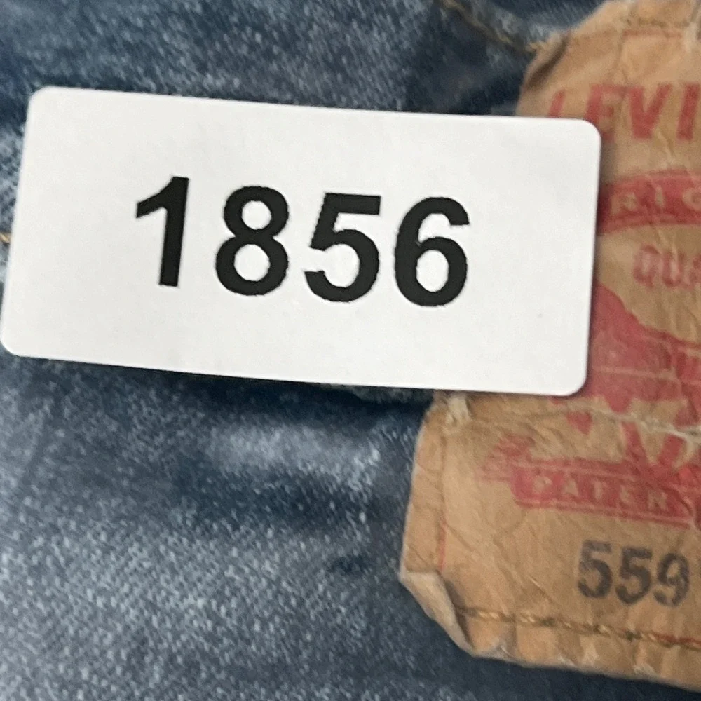 Levis 559 Relaxed Straight Jeans Mens 34x34 Blue Denim 00559-0550